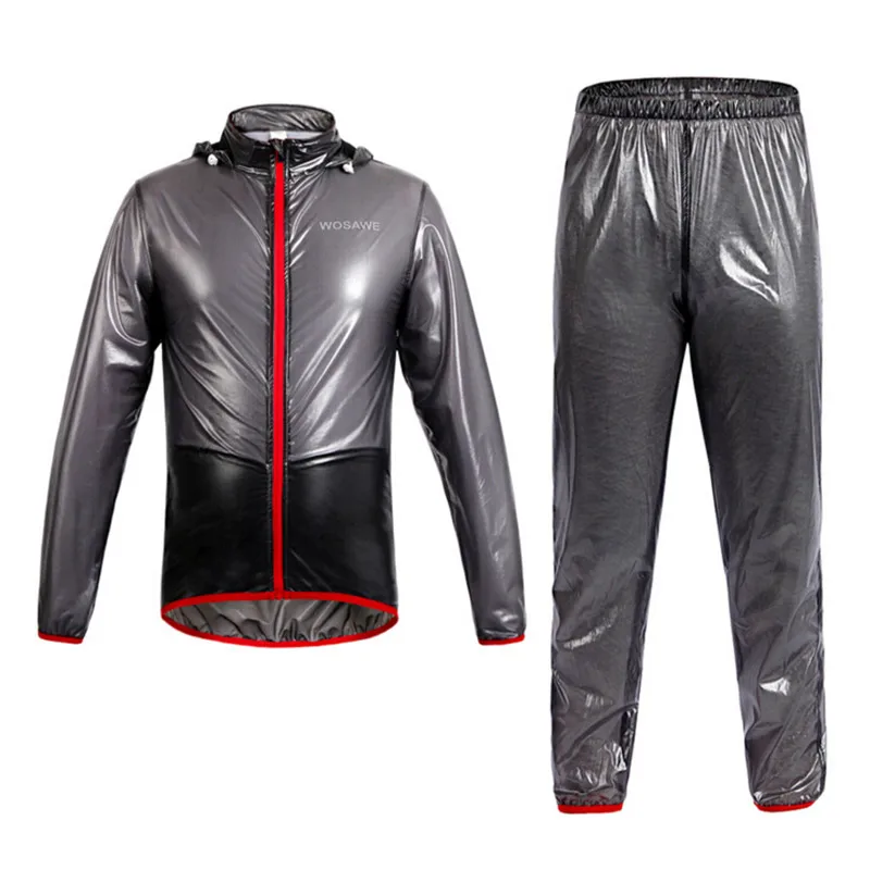 Motorcycle Raincoat Set Men Women Cycling Riding Rain