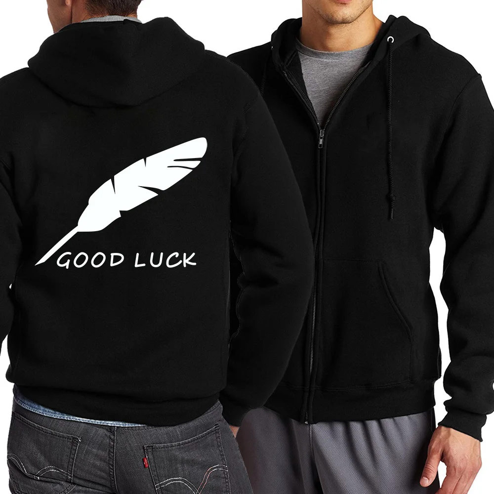 Горячая Распродажа, зимняя куртка с надписью «good Luck» и надписью «game of Thrones», мужская куртка, бейсбольная форма, флисовая толстовка с капюшоном, Мужская S-5X