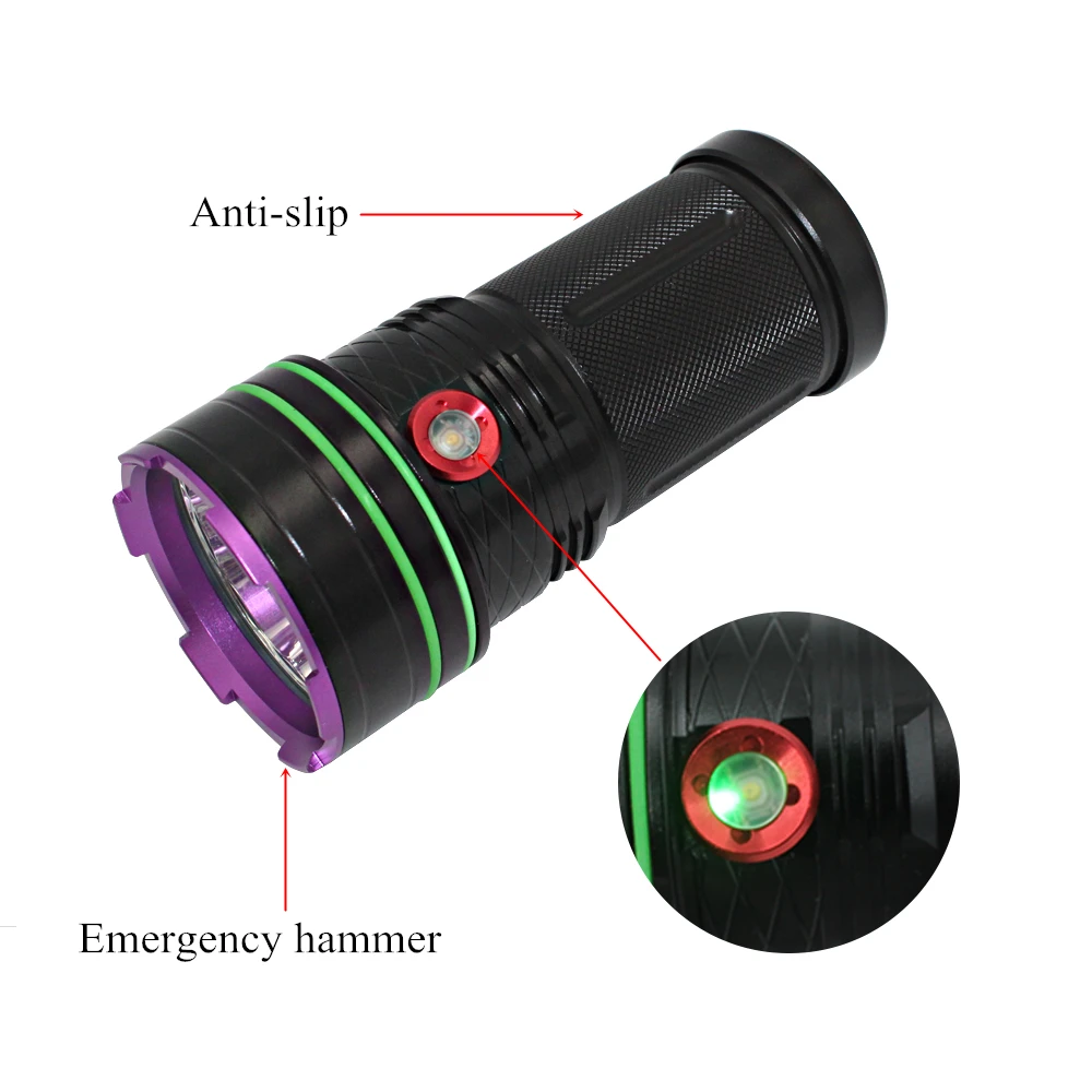 38000LMTactical Flash светильник 16x XML T6 светодиодный фонарик онарь для рыбалки охотничий