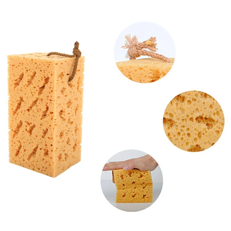 

Car Auto Vehicle Washing Cleaning Sponge Automotive Cleaning Accessories Yellow Color