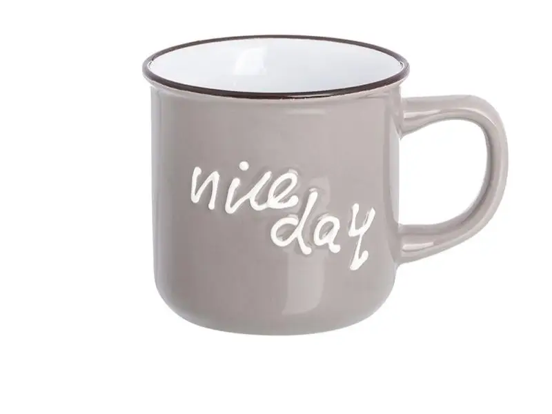 Кружка Elan gallery Nice day 350 мл бежевый|Кружки| |