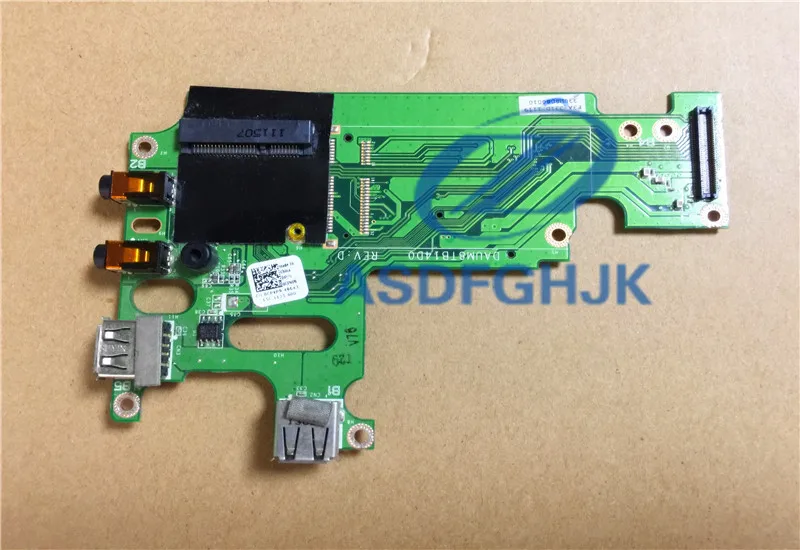 Оригинал для Dell Inspiron 14R N4010 USB плата аудио-порта DAUM8TB14D0 0CPVP9 CPVP9 0N3YXM N3YXM 100% ТЕСТ ОК |