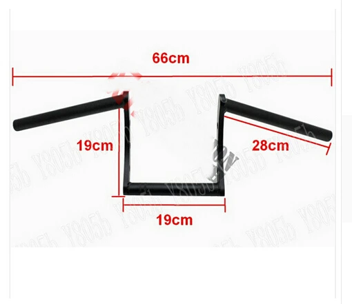 Мотоцикл 7/" 22 мм Драг руль Z Bars для Honda Shadow Spirit Sabre Aero ACE Steed VLX 400 600 1100 DLX VTX1300 1800 Magna