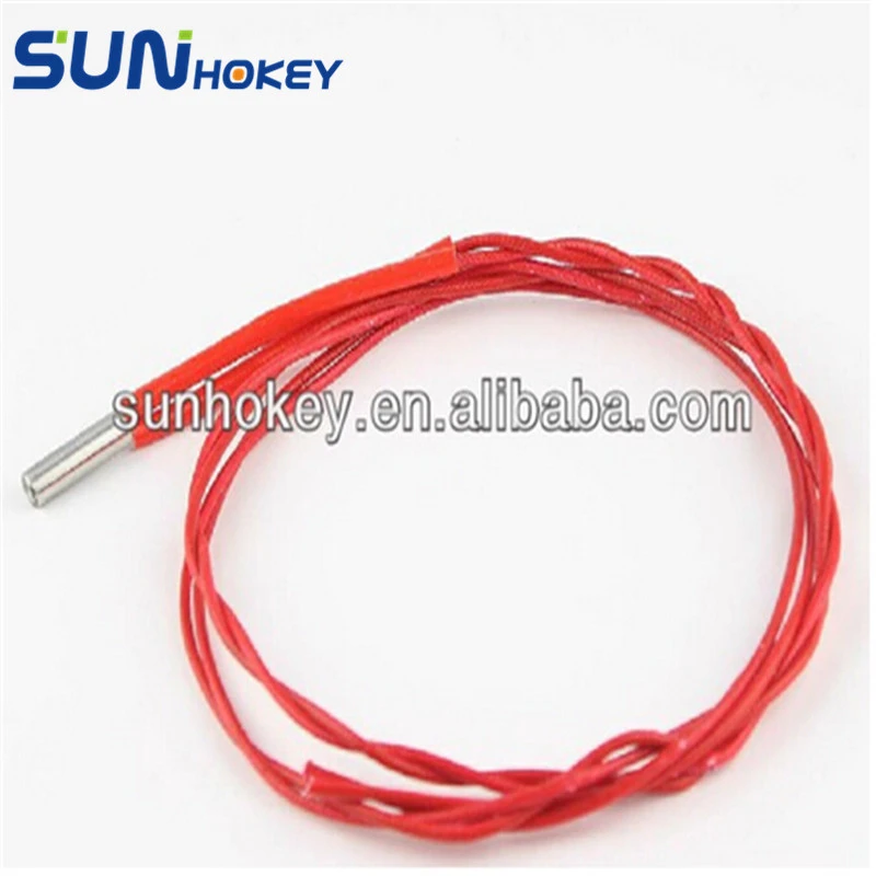 Piezas de impresora 3D i4 Partes 1 Uds 6*20mm 1 metros de longitud de cable 24V 40W calentador de cerámica para cartuchos para impresora 3D|for 3d printer|parts 3d heater -