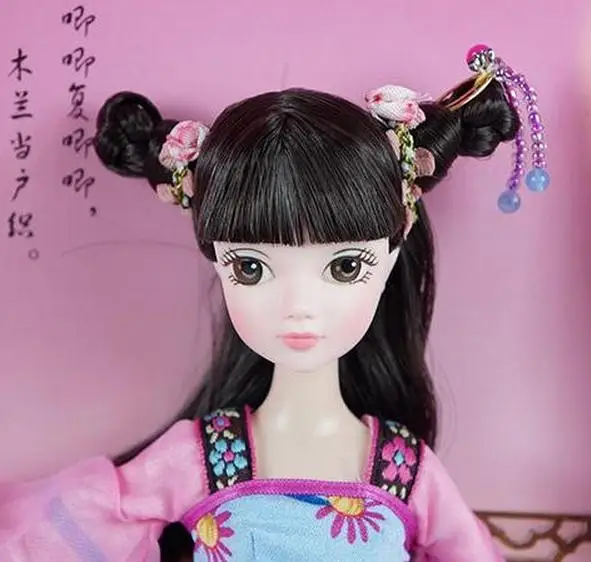 29 см Kurhn куклы для девочек китайские традиционные куклы игрушки для детей подарок на день рождения Детские игрушки#9093