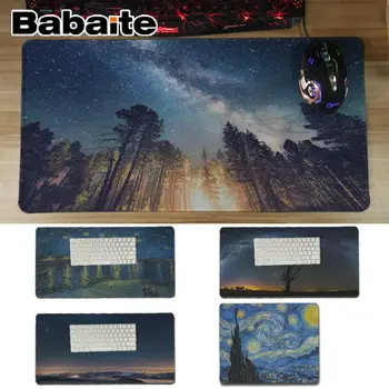 

Babaite starry night Anti-Slip Durable Silicone Computermats Keyboards Mat Rubber Gaming mousepad Desk Mat For lol