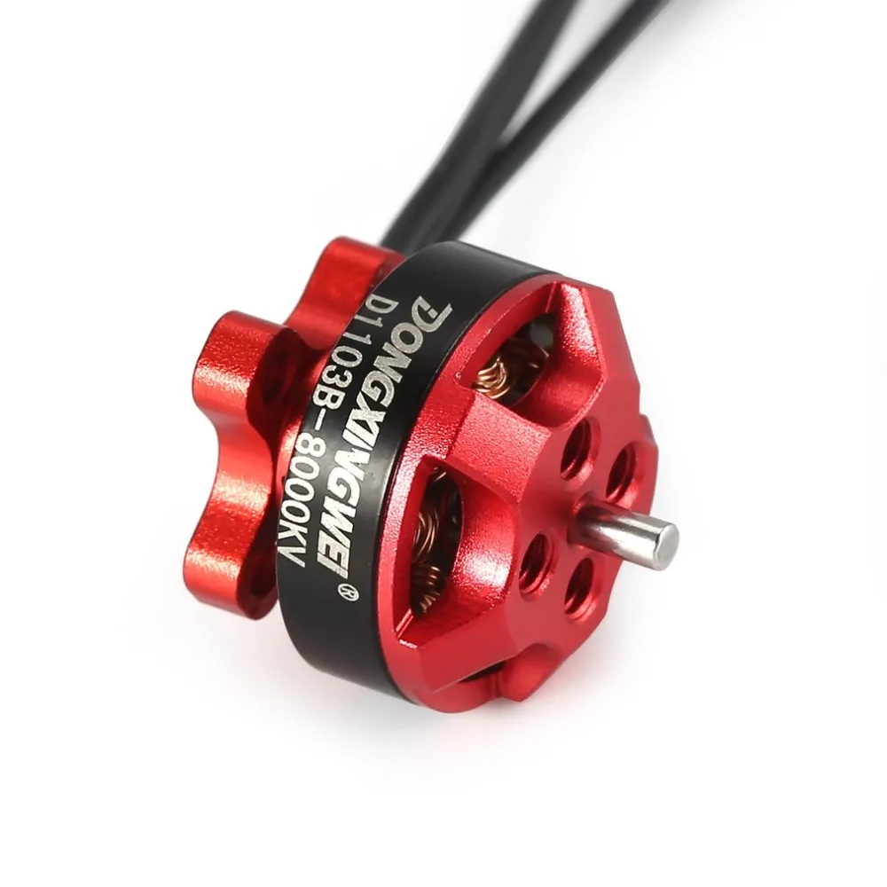 S 4 шт. CW CCW D1103B 8000KV 1-3 S электрический бесщеточный двигатель для RC 80 90 100 мм Micro FPV Дрон Multirotor самолет Квадрокоптер