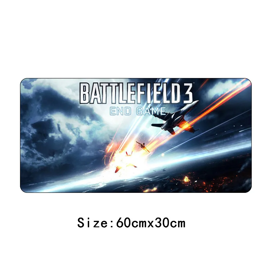 SIANCS Большой 60X30 см Battlefield 3 коврик для мыши XL игровой геймер Коврик для мыши Клавиатура офисный стол коврик - Цвет: NO.7