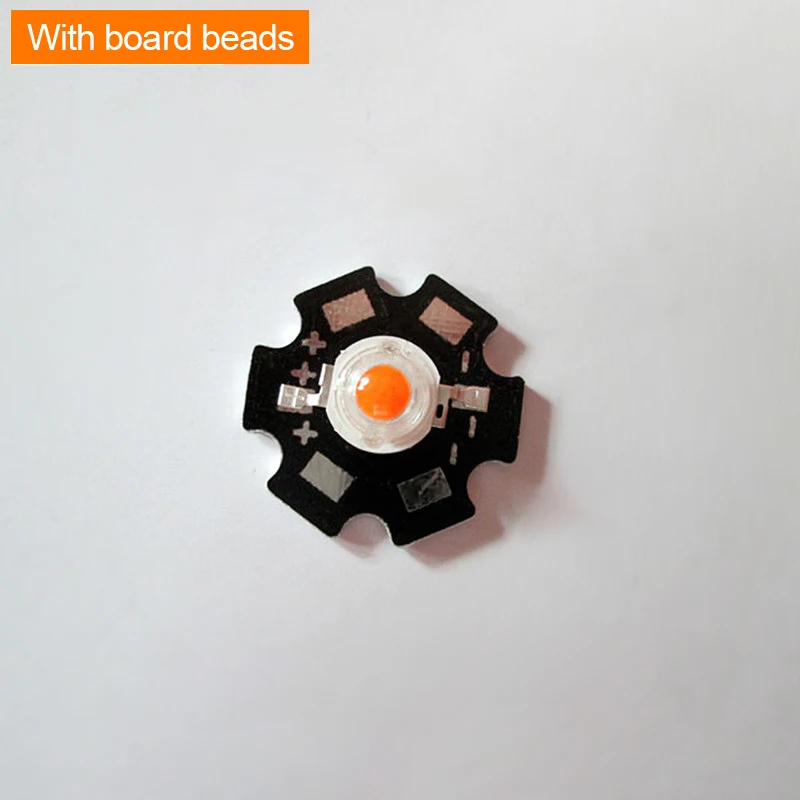 1W 3W Full Spectrum Light Source With 20mm Aluminum Plate Lamp Bead Pink LEDs High Power PCB For Plant Growth. | Освещение