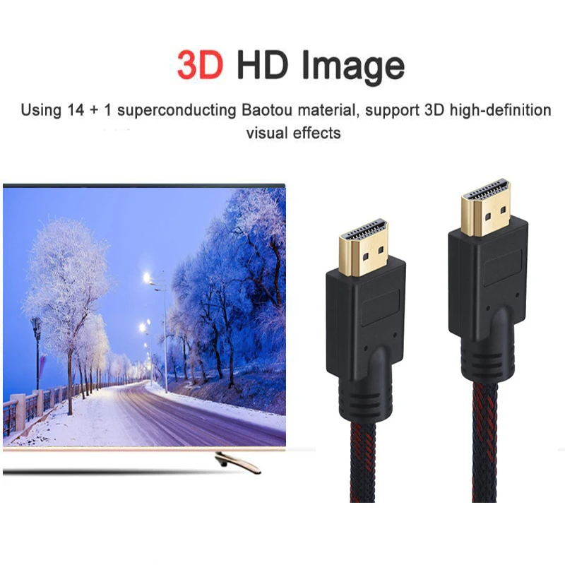 Shuliancable 4K 3D HDMI CABLE High Speed for Projector connector standard A-A HDMI cable  for PS3 projector Apple TV PC 1m 2m 3m Shuliancable 4K 3D HDMI CABLE High Speed for Projector connector standard A-A HDMI cable  for PS3 projector Apple TV PC 1m 2m 3m