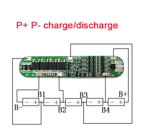 5S 15A 18 5 V li ion BMS PCM плата защиты батареи bms pcm без балансировки для LicoO2 Limn2O4