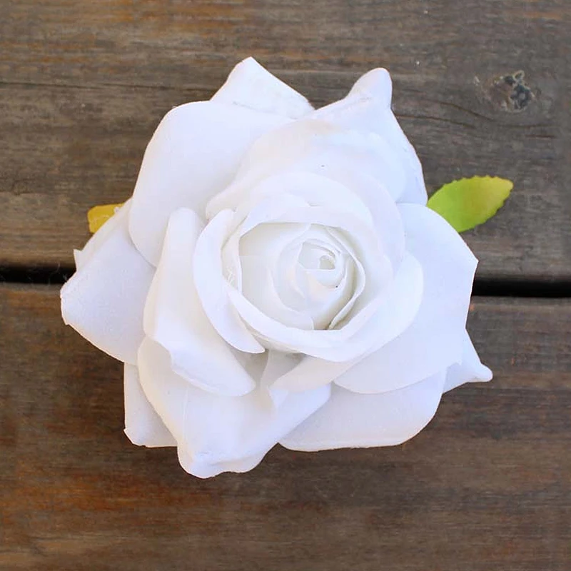 

Simulation Rose Flower Head Artificial Silk Flowers Manual DIY Wedding Home Decoration Holiday Party Flower Arrangement Supplies