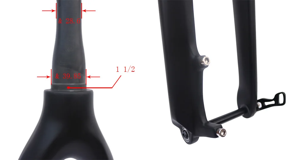 FCFB углеродная вилка без логотипа 27,5/29er MTB вилка для Bicicletas жесткие горные велосипеды forkTapered через ось 12 мм вилка Велосипедная вилка