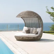 Новое прибытие патио плетеное уличное Пляжное Кресло для отдыха мебель