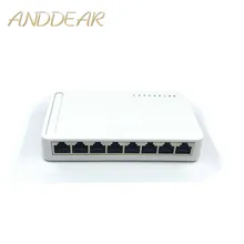 OEM новая модель 8 коммутатор Desktop RJ45 коммутатора Ethernet 10/100/1000 Мбит/с Lan переключатель концентратора 8 Порты и разъёмы как