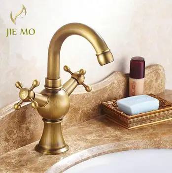

Classic Antique bronze finish Bathroom faucets bathroom tap Dual hand basin faucets Hot and Cold water wash basin tap FES-2236