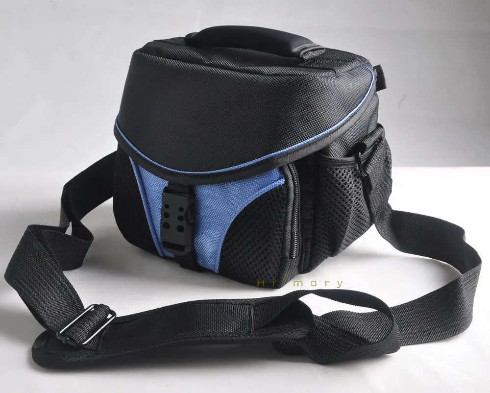 blue camera Camcorder BAG case for Canon EOS Nikon Sony Fuji Olympus