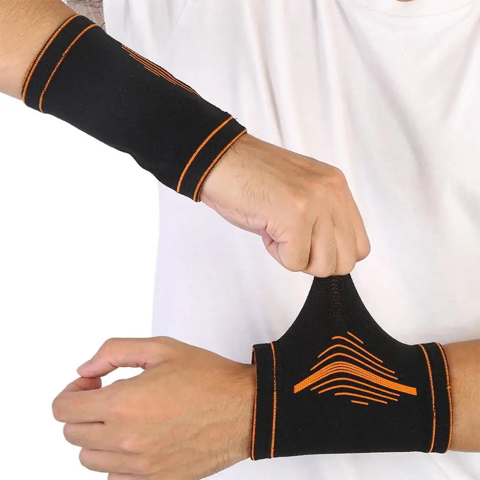 1 Pair Wrist Wrap Unisex Sports Nylon Hand Support Protector Guard