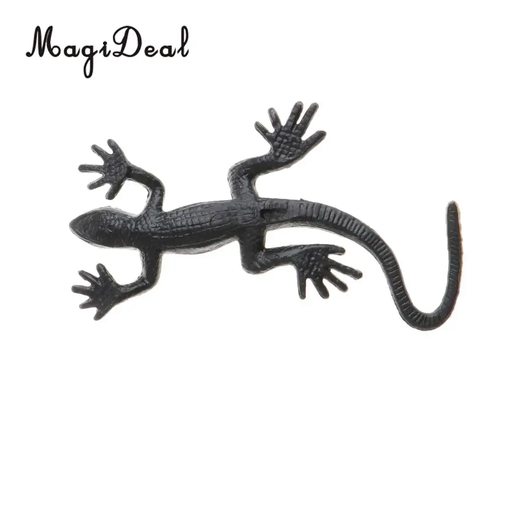 10 Pieces Lifelike Lizard Model Figure Halloween Party Decor Joke Prop Play Animal Toys Children Kids Friends Gag Gift 5x3cm