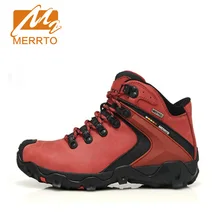 MERRTO Brand New Woman Hiking Shoes Chukka AEGIS&COOLMAX Genuine Leather Sneaker Outdoor Sport M2TEC Waterproof Shoes #18297