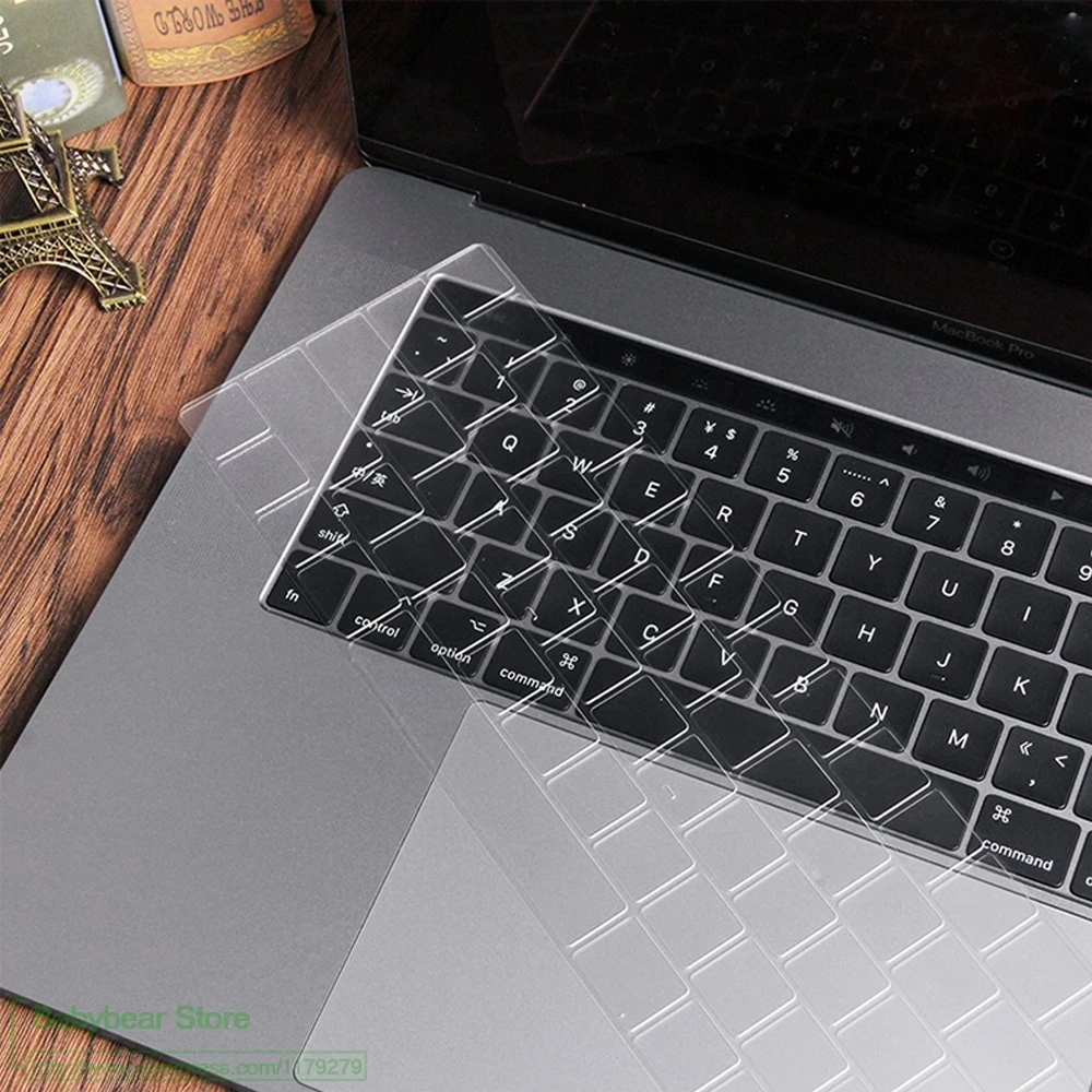 Европейский ЕС ЕВРО ТПУ Клавиатура Защитная крышка для Macbook Pro 13 15 дюймов A1707 сенсорная панель для Macbook Air Pro 11 12 13 retina