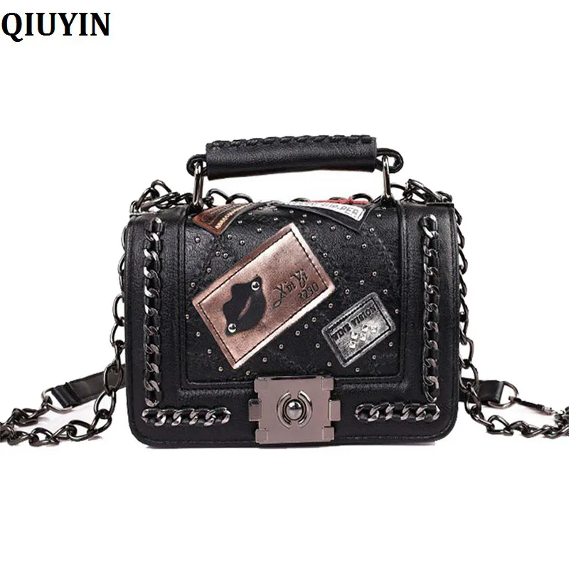 

QIUYIN Women bag Women's Leather Handbags Luxury Lady Hand Bags With Purse Pocket Women messenger bag Big Tote Sac Bols