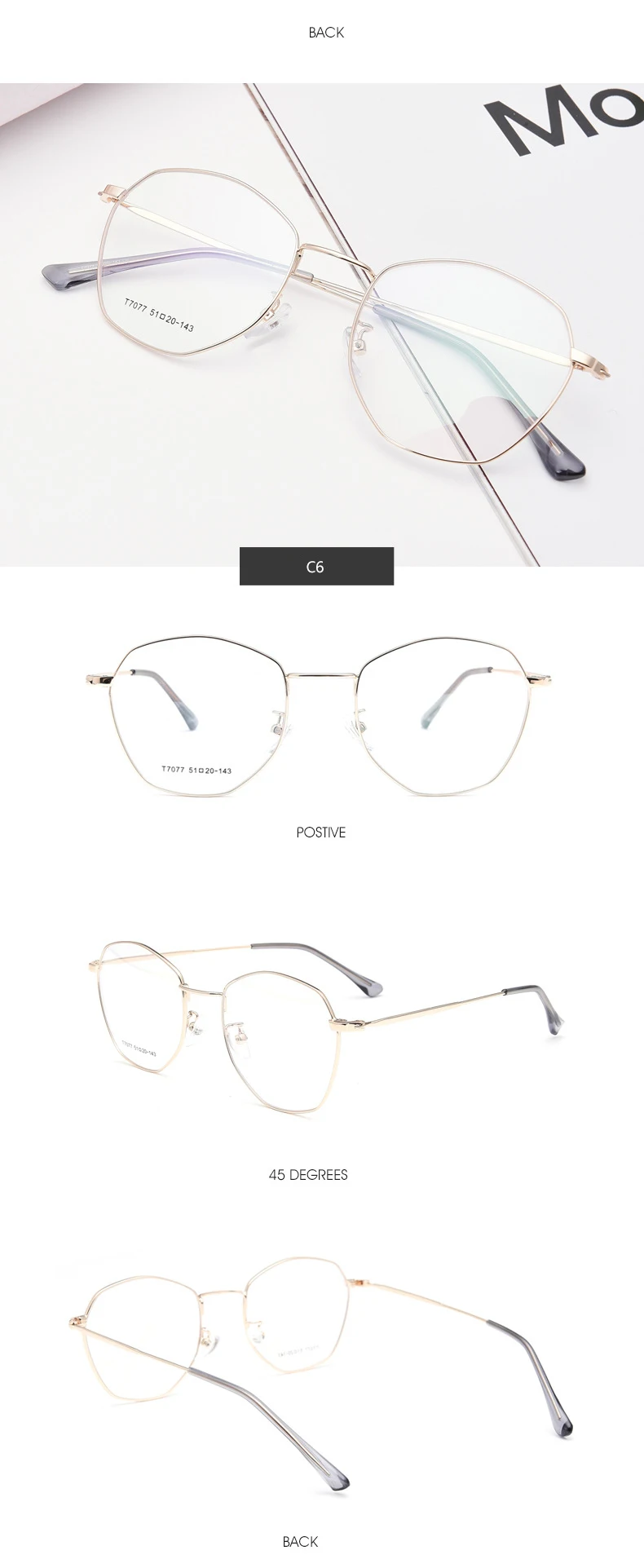 Полигон компьютерные очки женские элегантные модные корейские дизайнерские очки для чтения прозрачная Оправа очков PG0062