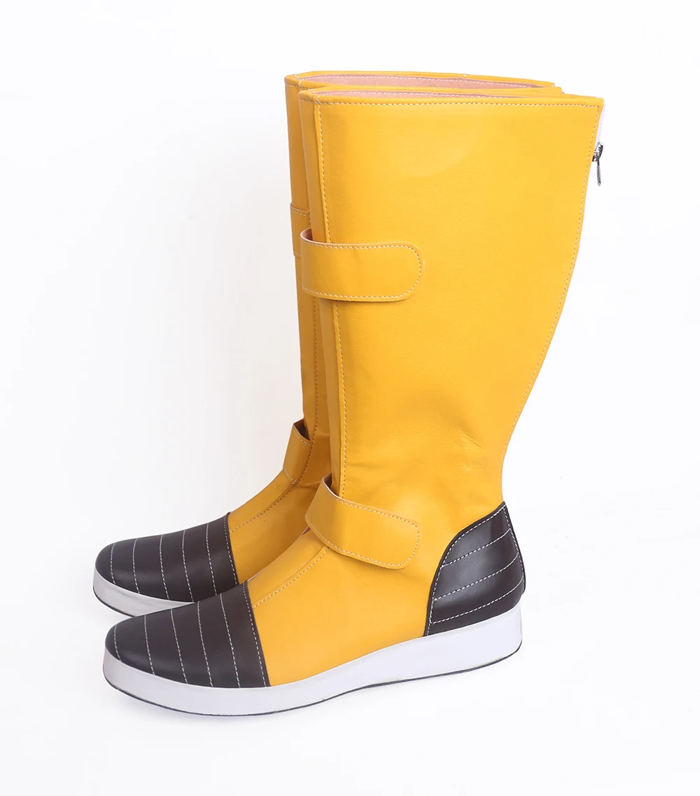 Dragon Ball Z Trunks Yellow Cosplay Boots Shoes Custom Made Any Size