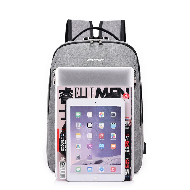 SUUTOOP Противоугонный рюкзак USB зарядка Мужской рюкзак для ноутбука для подростков водонепроницаемый тонкий бизнес Mochila рюкзак для путешествий