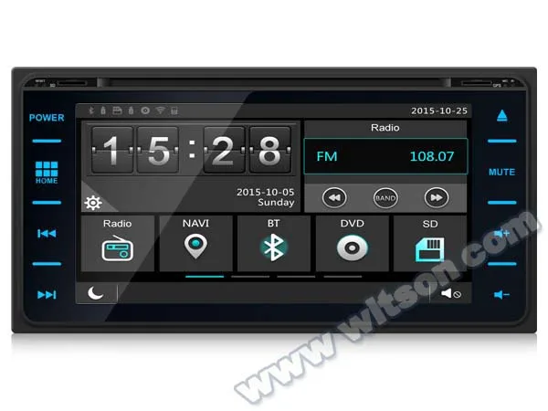 Perfect 6.95" Special Car DVD for Toyota Corolla 2000-2006 & Hilux 2001-2011 with Front DVR Camera Support & Android Mirror Link Support 1