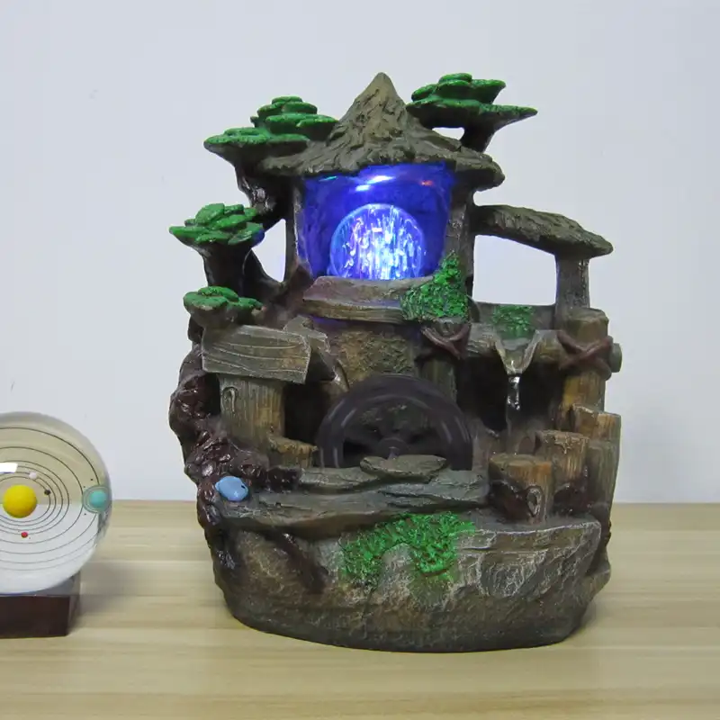 Decorative Indoor Water Fountains Meditation Fengshui Artificial