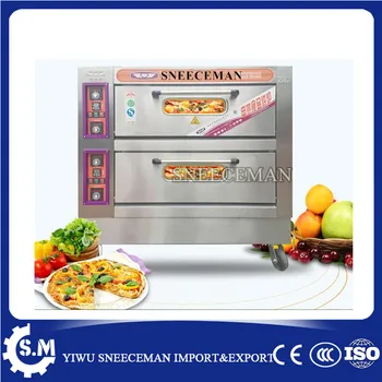 Online 2layers 4trays HOT SALE Stainless Steel Bread Oven Baking Oven Bakery Equipment