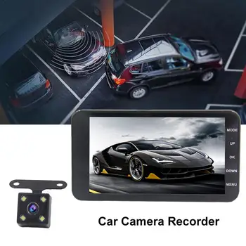 

170 Degree Wide Angle 4.0 Inch 1080P HD Dual Lens Camcorder Rear View Car DVR HD Video Data Recorder Motion Detection