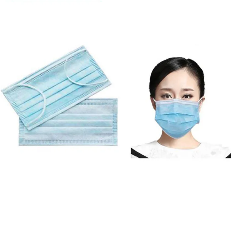 10 шт. 3 слоя пыле для лица Защитная крышка маски Анти-пыль одноразовые хирургические медицинские салон сварочная маски со ртом для лица