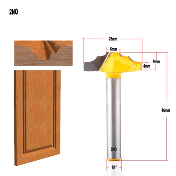 

6Pcs CNC Groove Engraving Router Bit Chamfer Trimmer Wood Mill Carving Woodworking Tool