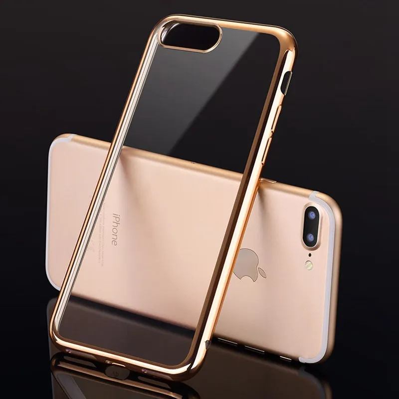 Чехол для iphone 7 8 plus 6 6s X XS MAX SE прозрачный мягкий чехол из ТПУ с защитой от падения |