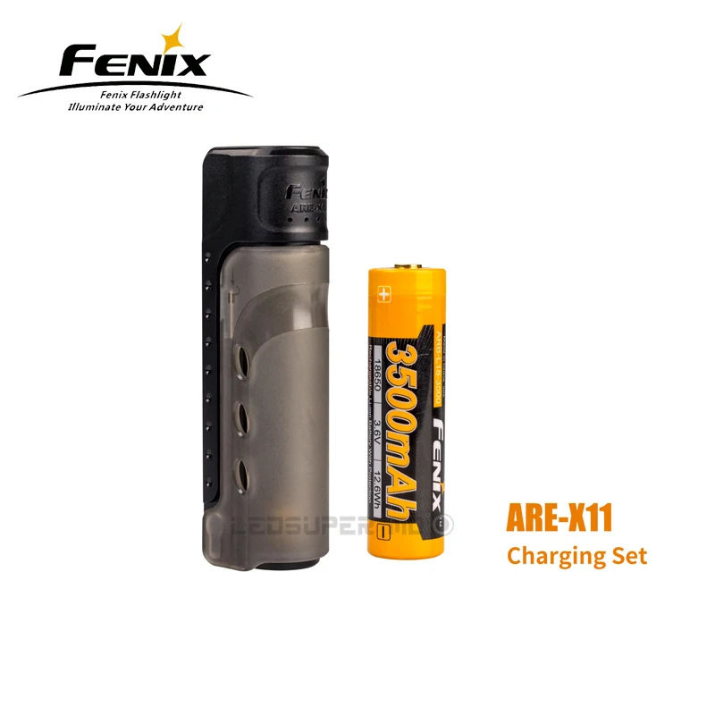 Горячий торт FENIX ARE-X11 зарядный комплект usb зарядка и микро USB разрядка Смарт зарядное устройство с 18650 литий-ионная батарея
