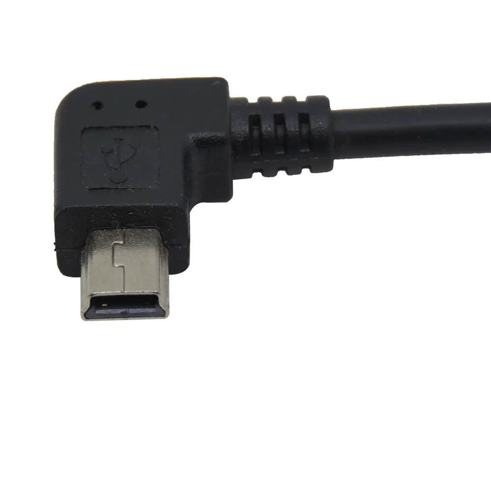 Бесплатная доставка 1 шт. правый 90 градусов Угловой USB Мини 5Pin к A/F OTG Хост кабель|mini