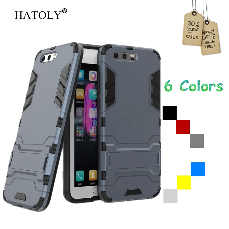 For Huawei Honor 9 Case Rubber Robot Armor Shell Hard PC Back Phone Cover for Protective |