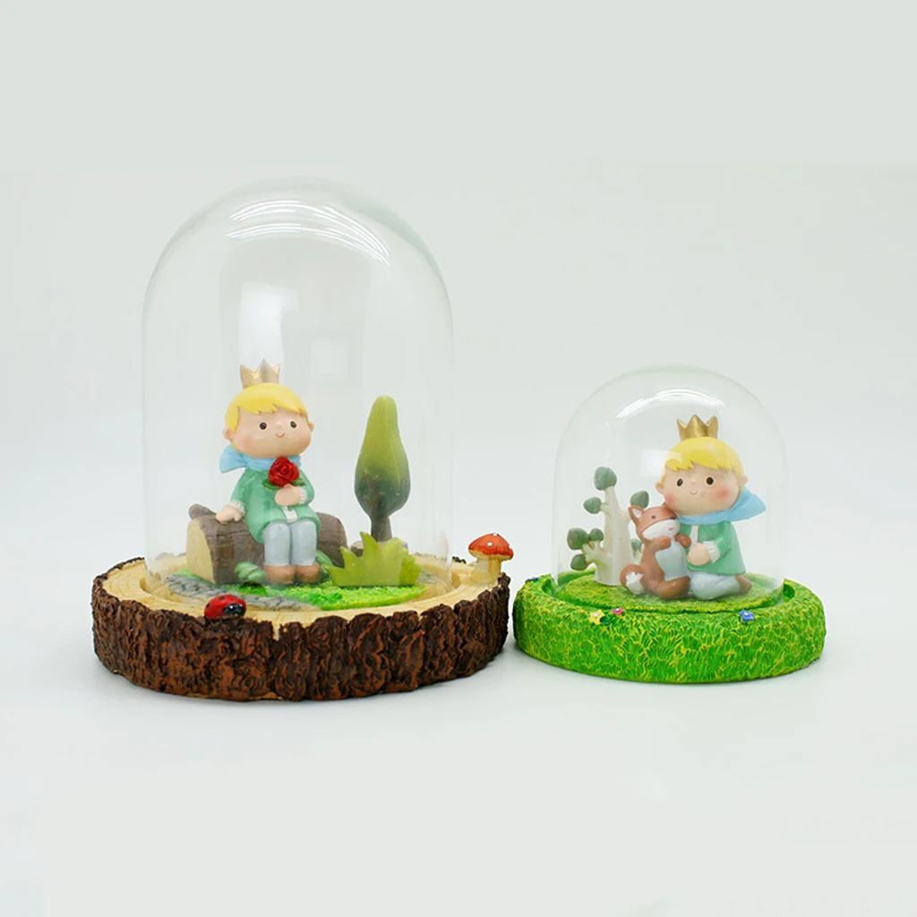 Ornament Statue Standing Figurine Resin Prince & Rose THE LITTLE PRINCE Crafts