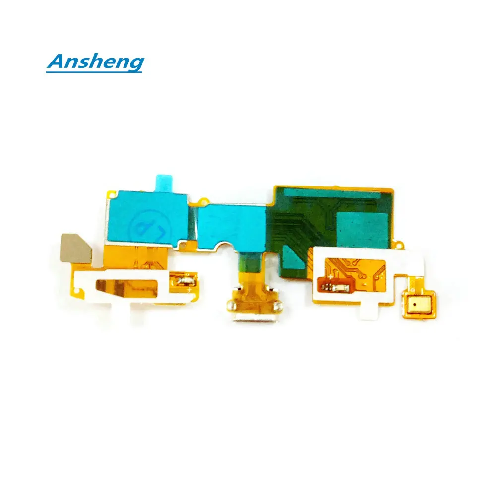 Ansheng usb зарядный порт гибкий кабель Micro Dock коннектор; pcb; плата для zte Blade V6 X7 D6 Z7 T660 кабельная плата