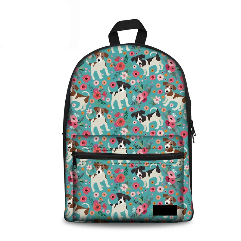 

Noisydesigns Women Backpack Jack Russel Korean Style Rucksack Stylish Printing Backpacks Teenager Girls Travel Mochila