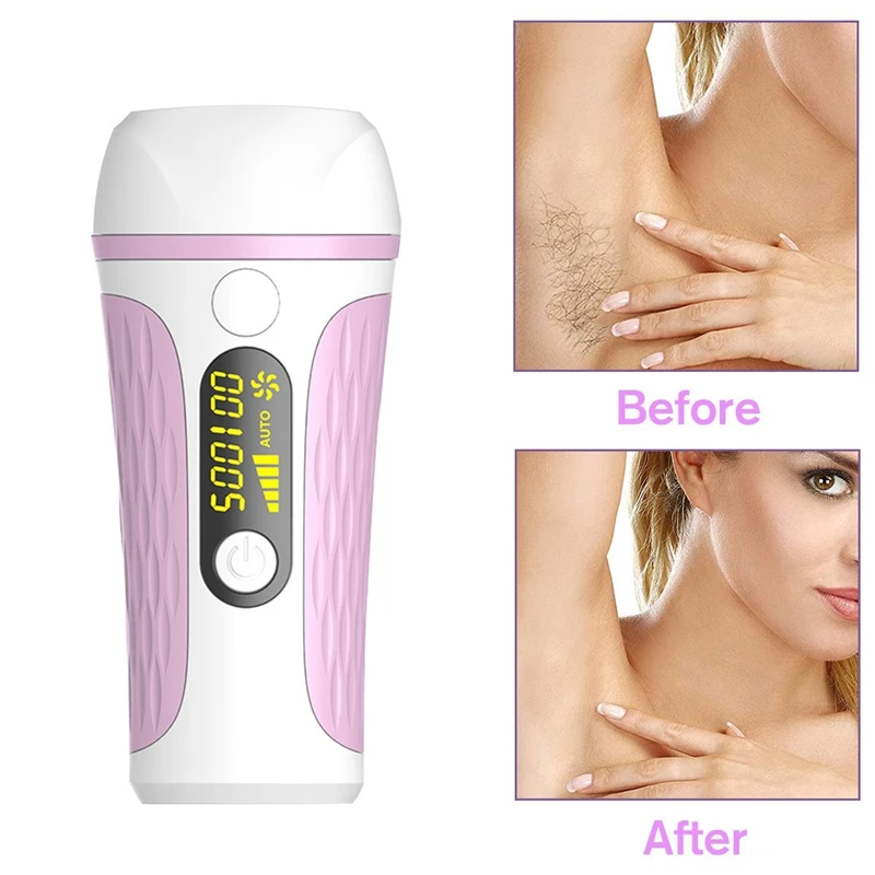 

500000 Flash Professional Permanent Ipl Epilator L-Aser Hair Removal Lcd Display Epilator Bikini Painless Hair Remover Machine