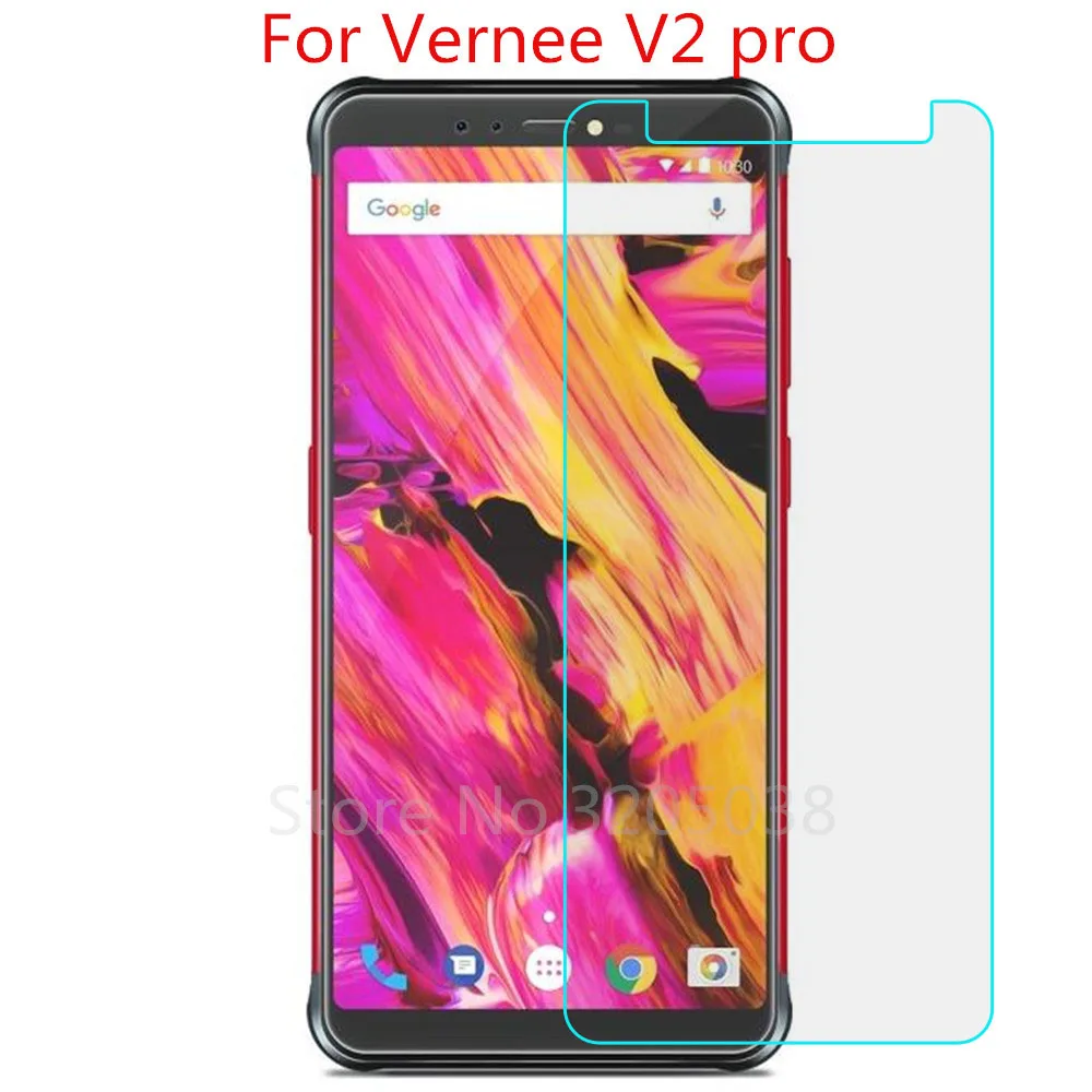 2.5D с уровнем твердости 9 H закаленное Стекло для Vernee V2 pro на защитное стекло экран