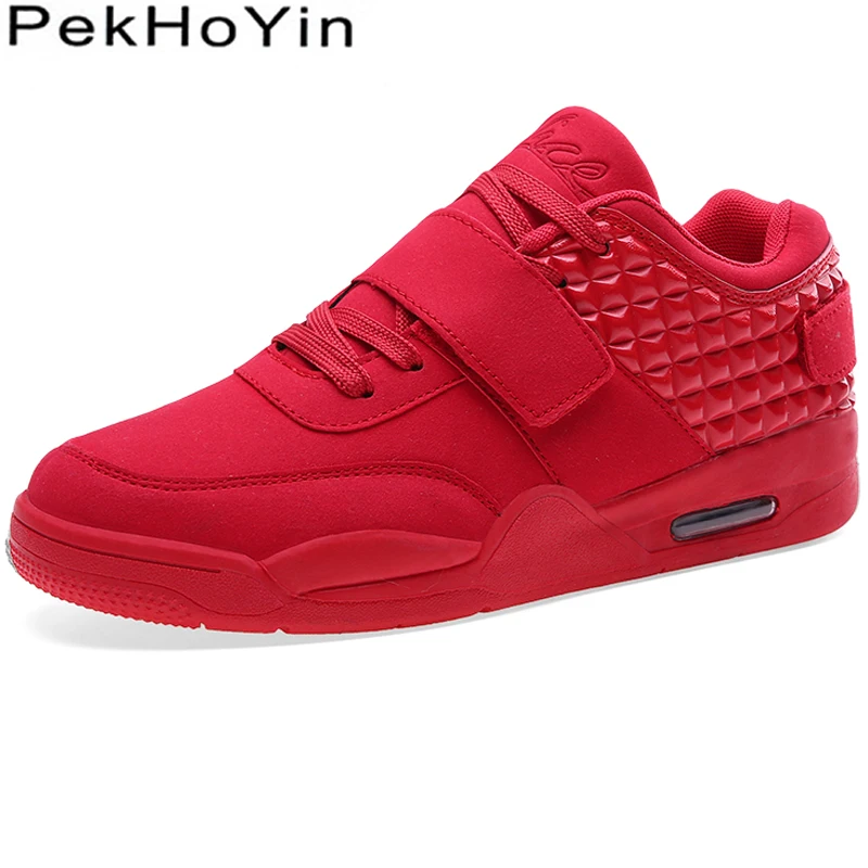 

Thick Sole Brand Air Men Casual Shoes Fashion Sneakers Footwear Zapatos Male Walking Shoes Men Outdoor Shoes Flat Black Big Size