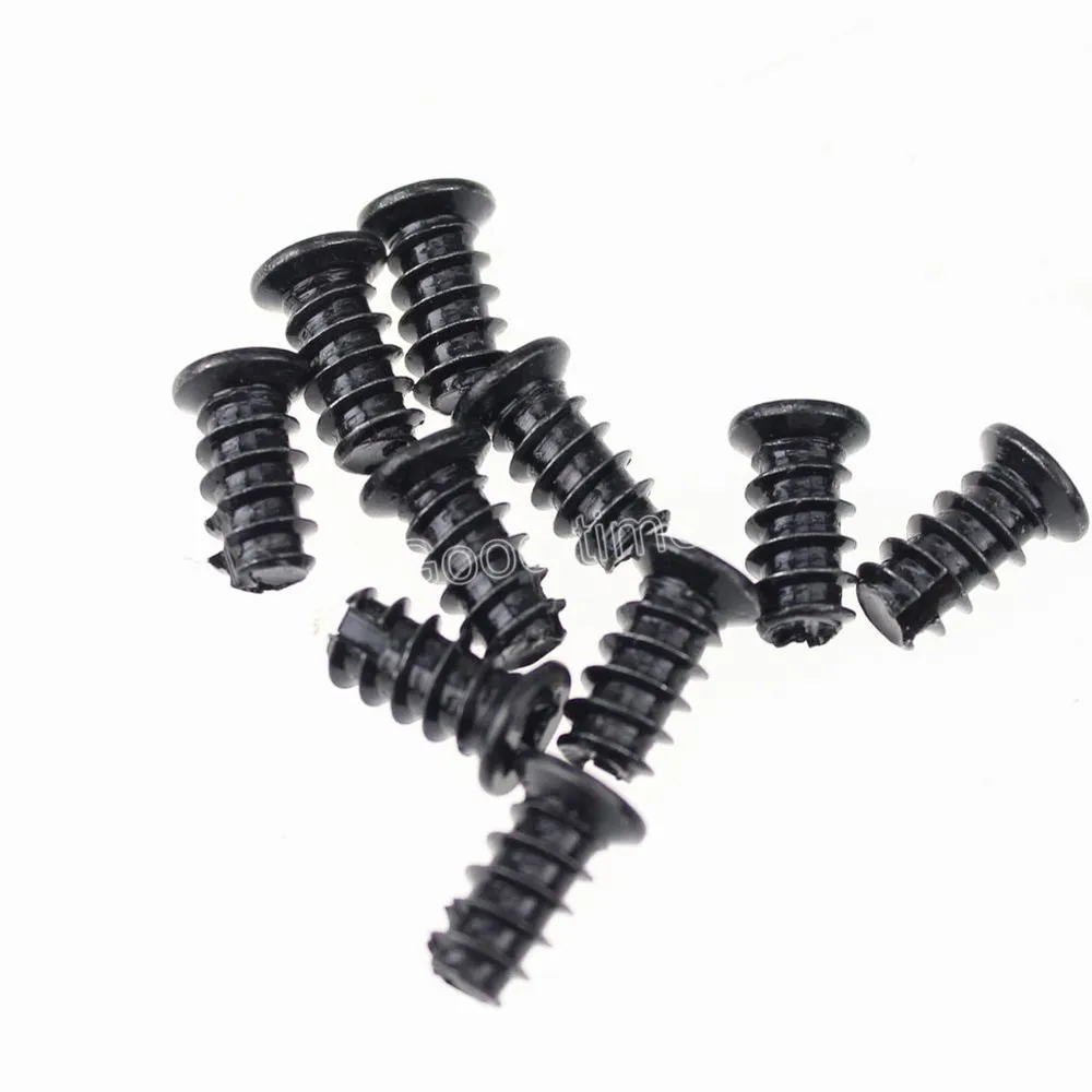 Gdstime 1000 Pcs Black 10mm Screw Cooling Fan Fixer M5 X 10mm Pc 
