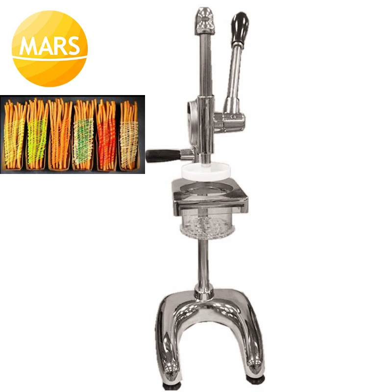 

Stainless Steel Longest Footlong Mashed Potatoes Fried Chips Extruders Super Long French Fries Maker Machine