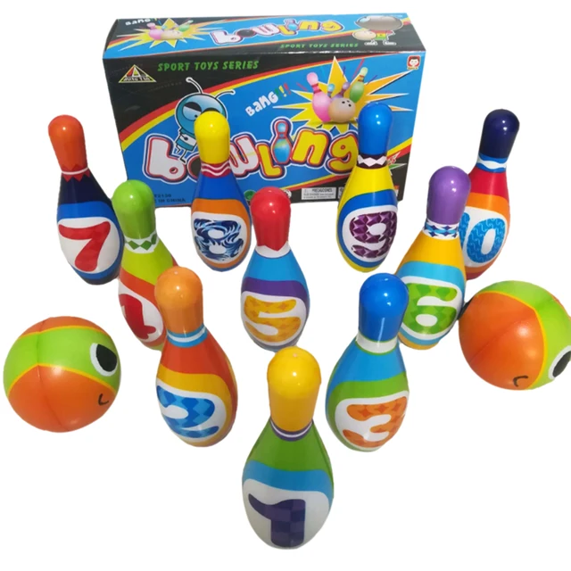 Best Price 12Pcs Sports Toys PU Bowling Education Birthday Gifts Toys for Children