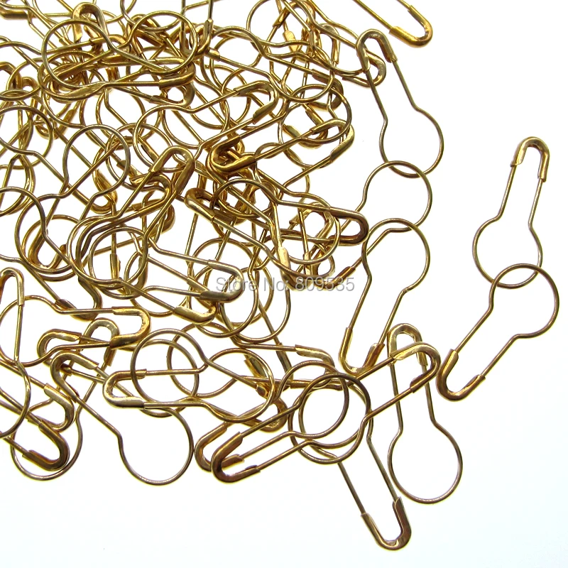 Buy 100pcs Gold Copper Safety Pins Calabash Gourd