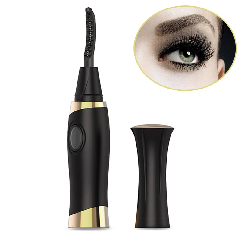 

Electric Heated Eyelash Curler Long Lasting Eye Lash Cosmetic Natural Curling Eyes Lashes Makeup Tool SSwell